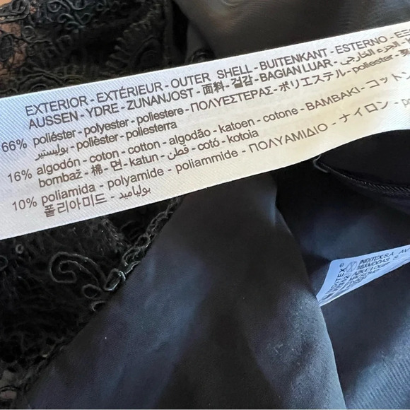 New! Zara Black Lace Sequin Top 17926 - Picture 13 of 13